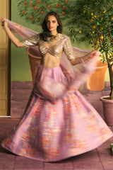 Lilac Bloom Lehenga Set