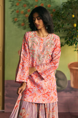 Coral Garden Sharara Set