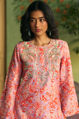 Coral Garden Sharara Set
