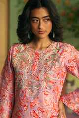 Coral Garden Sharara Set