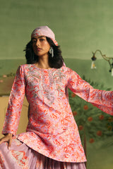 Coral Garden Sharara Set