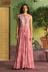 Lilac Garden Skirt Set