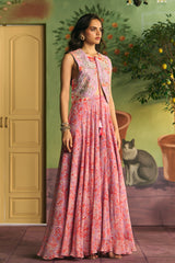 Lilac Garden Skirt Set