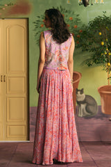 Lilac Garden Skirt Set