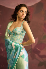 Mint Veil Saree