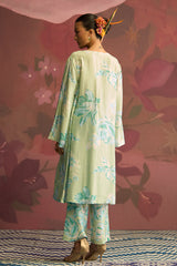 Sage Bloom Kurta Set