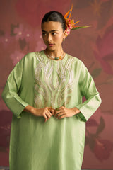 Mint Veil Kurta Set