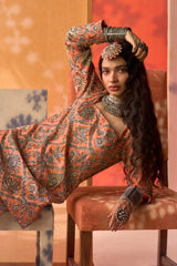 Gul Katha Silk Sharara Set