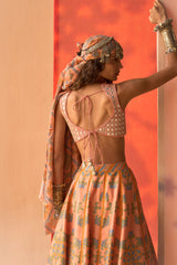 Gul Naksh Lehenga Set