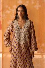 Gul Katha Silk Kurta Set