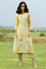 Tropical Yellow Co-ord Set