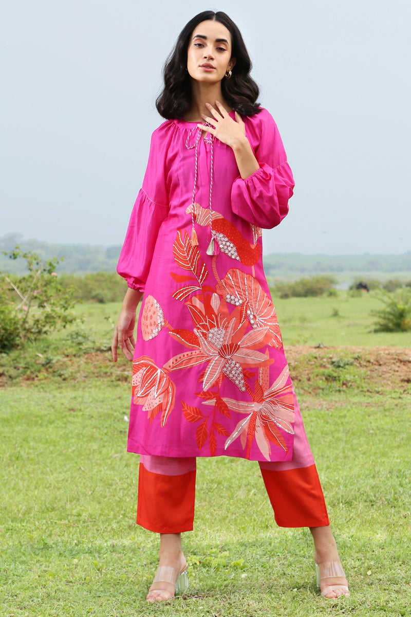 Tropical Pink Dress