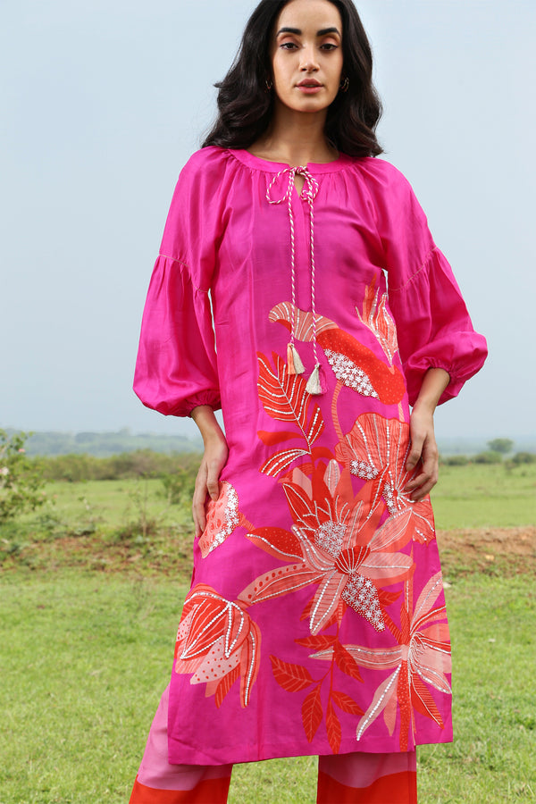 Tropical Pink Dress