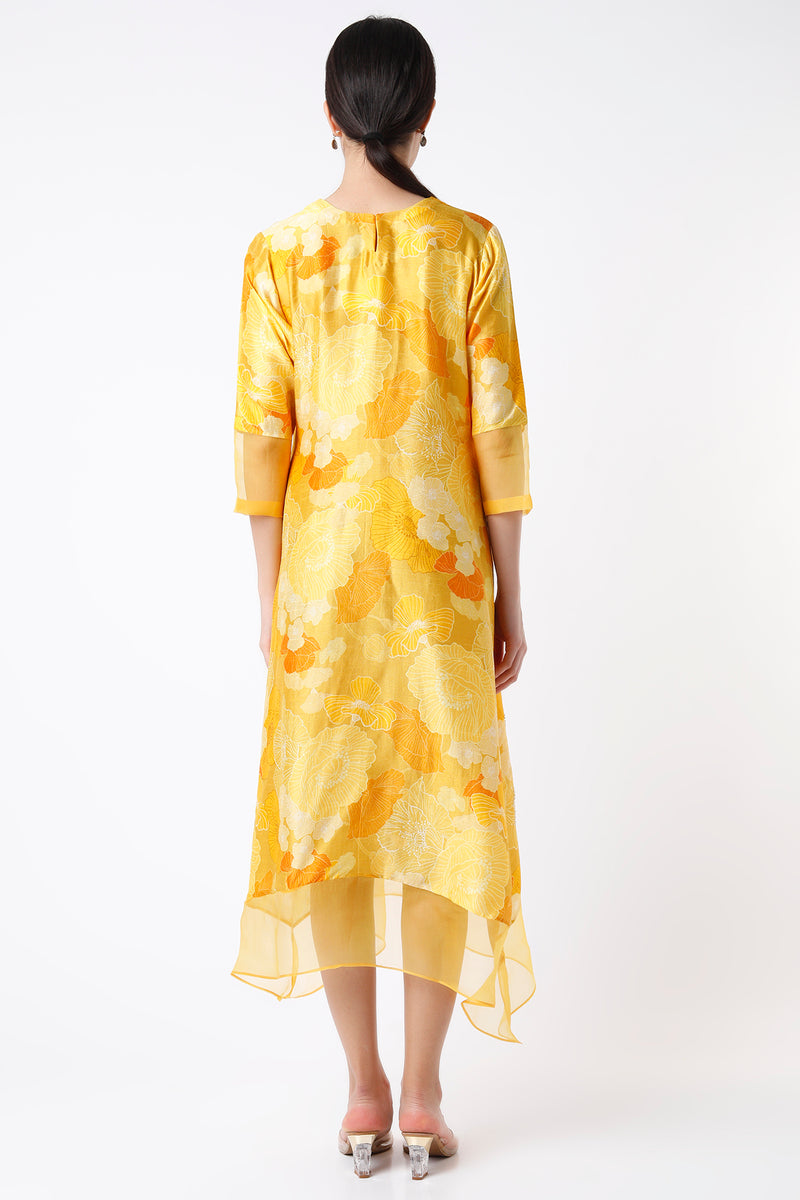 Yellow Monotone Kurta